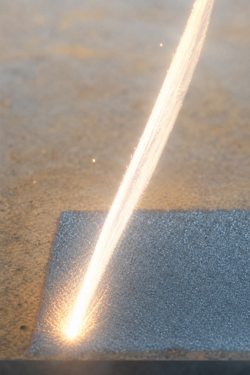 laser-metal Laser sur métal