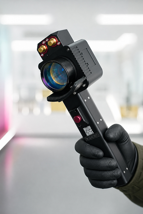 main-laser Oeil du laser