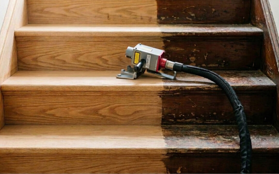 Décapage d&rsquo;escalier au laser, les avantages