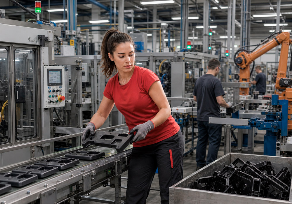 Décapage laser su chaine de production